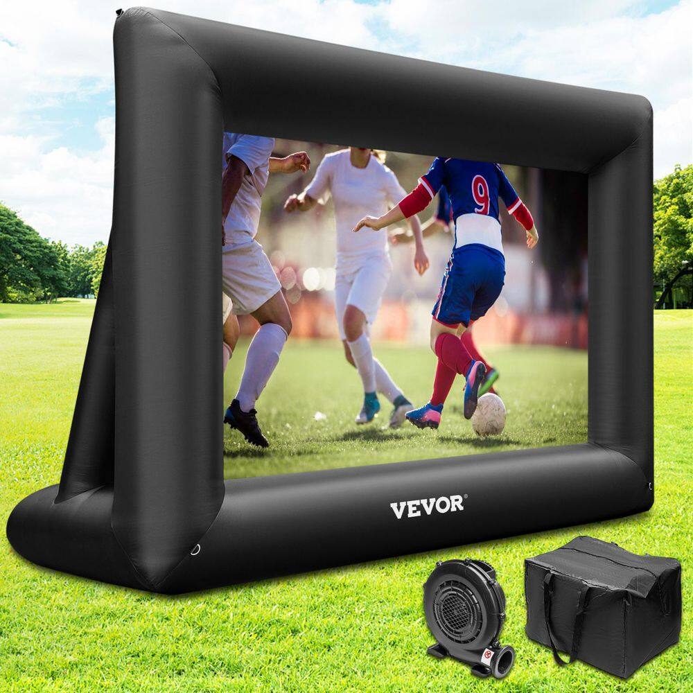 VEVOR 24 ft. Inflatable Movie Screen Inflatable Projector Screen for Outside with 360-Watt Air Blower for Outdoor Movie Use TYPMCQSDFJM000001V1