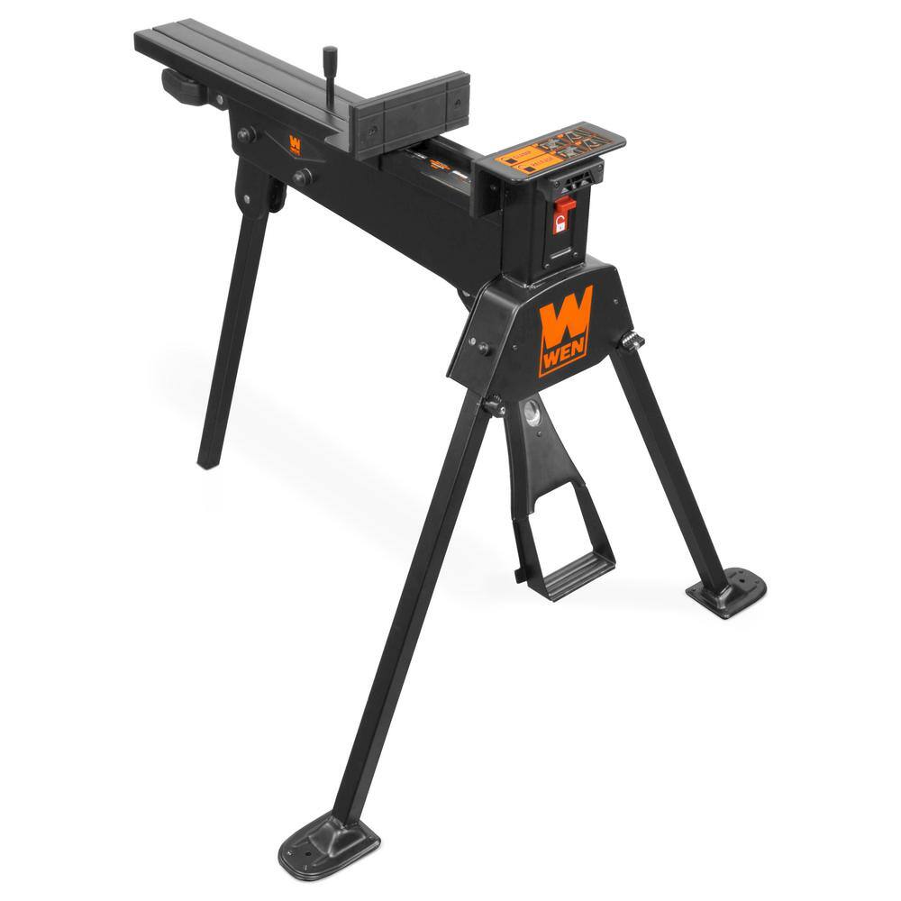 WEN 41 in. W x 35 in. H 600 lbs. Capacity Portable Clamping Sawhorse and Work Bench WA601