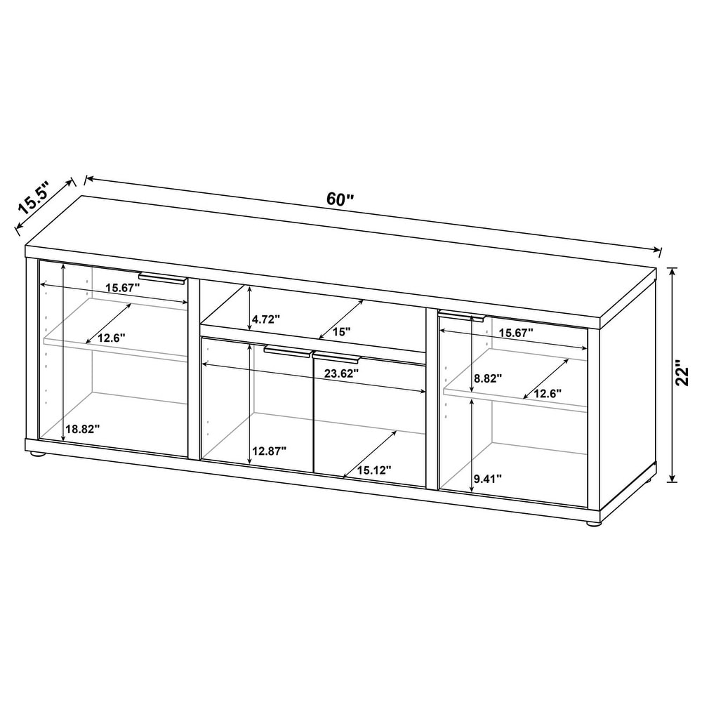 Coaster Furniture Tabby 4 Door Engineered Wood 60\