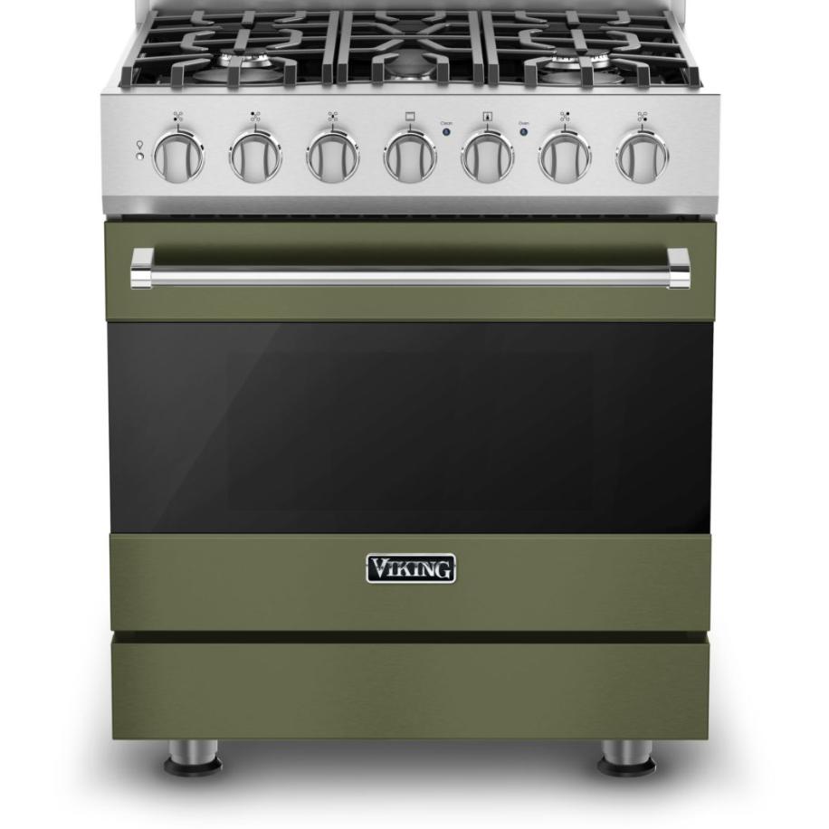 Viking 30-inch Freestanding Gas Range with ProFlow Convection Baffle RVGR3302-5BCY