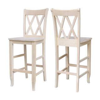 International Concepts 46 in. Double X-Back Stool S-203