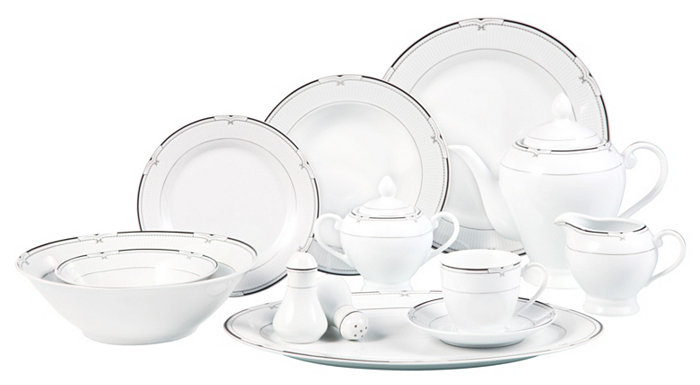 Lorren Home Trends Rio 57-Pc. Dinnerware Set Service for 8