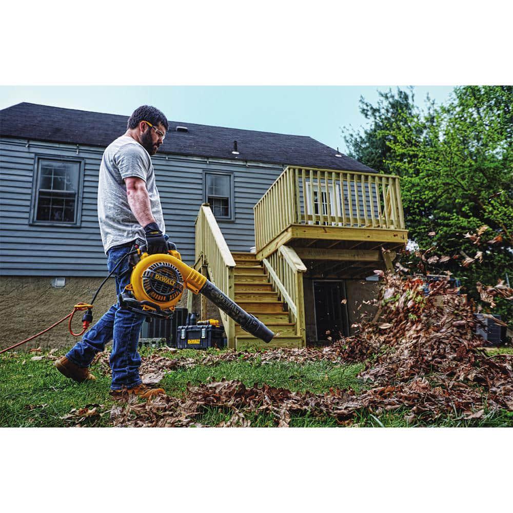 DEWALT 12 AMP 189 MPH 409 CFM Corded Electric Handheld Leaf Blower