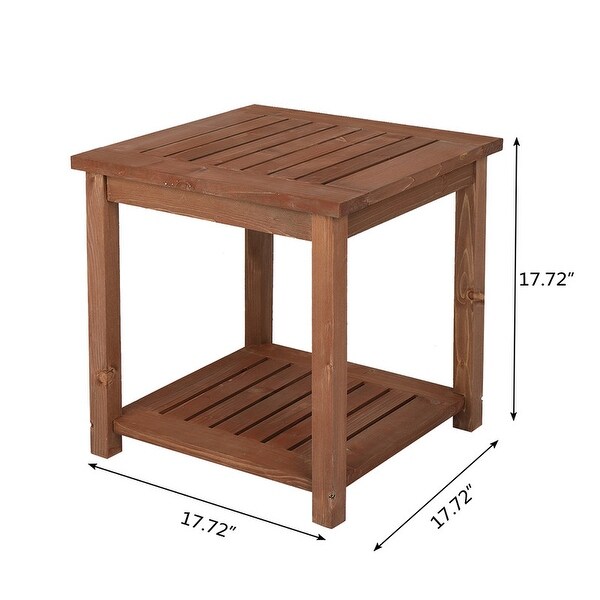 Outdoor Fir Wood End，Coffee，Side Table