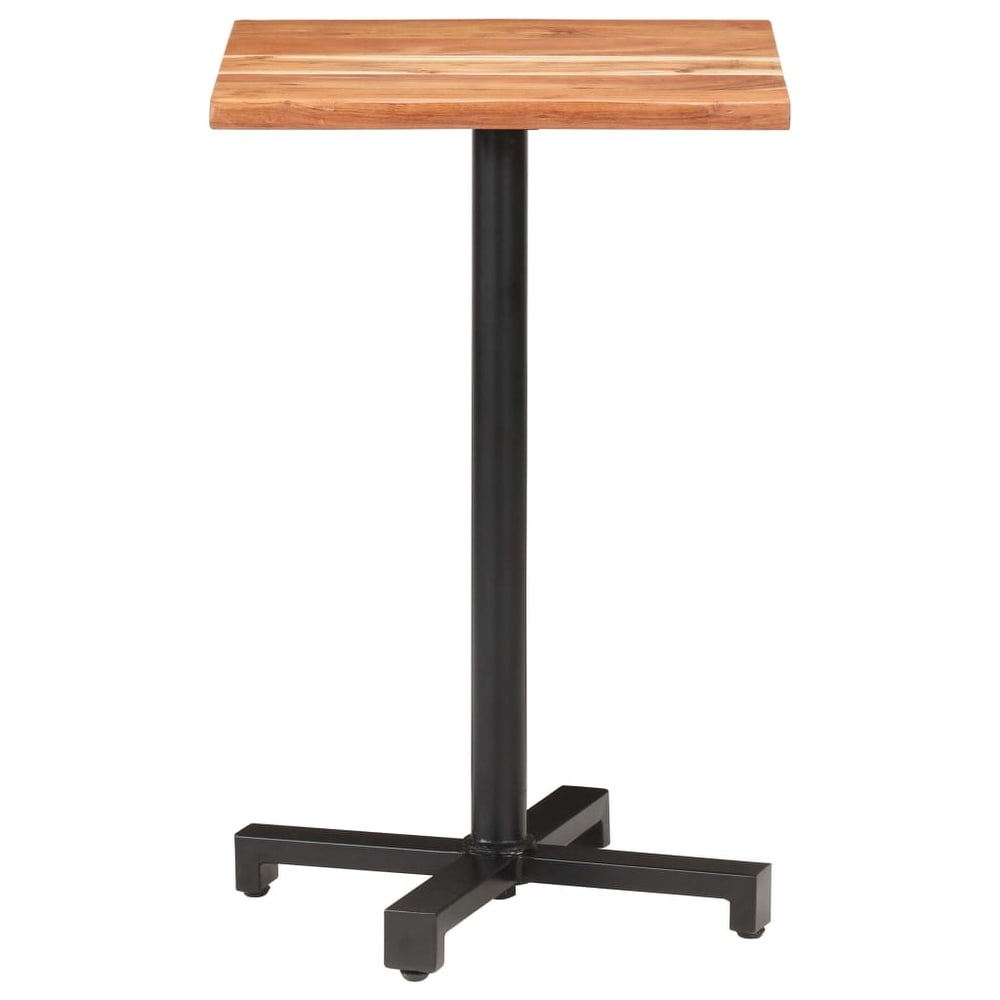 vidaXL Bistro Table with Live Edges 19.7\