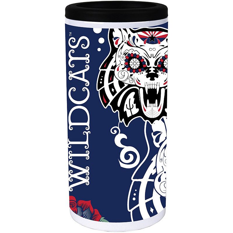 Arizona Wildcats Dia Stainless Steel 12oz. Slim Can Cooler