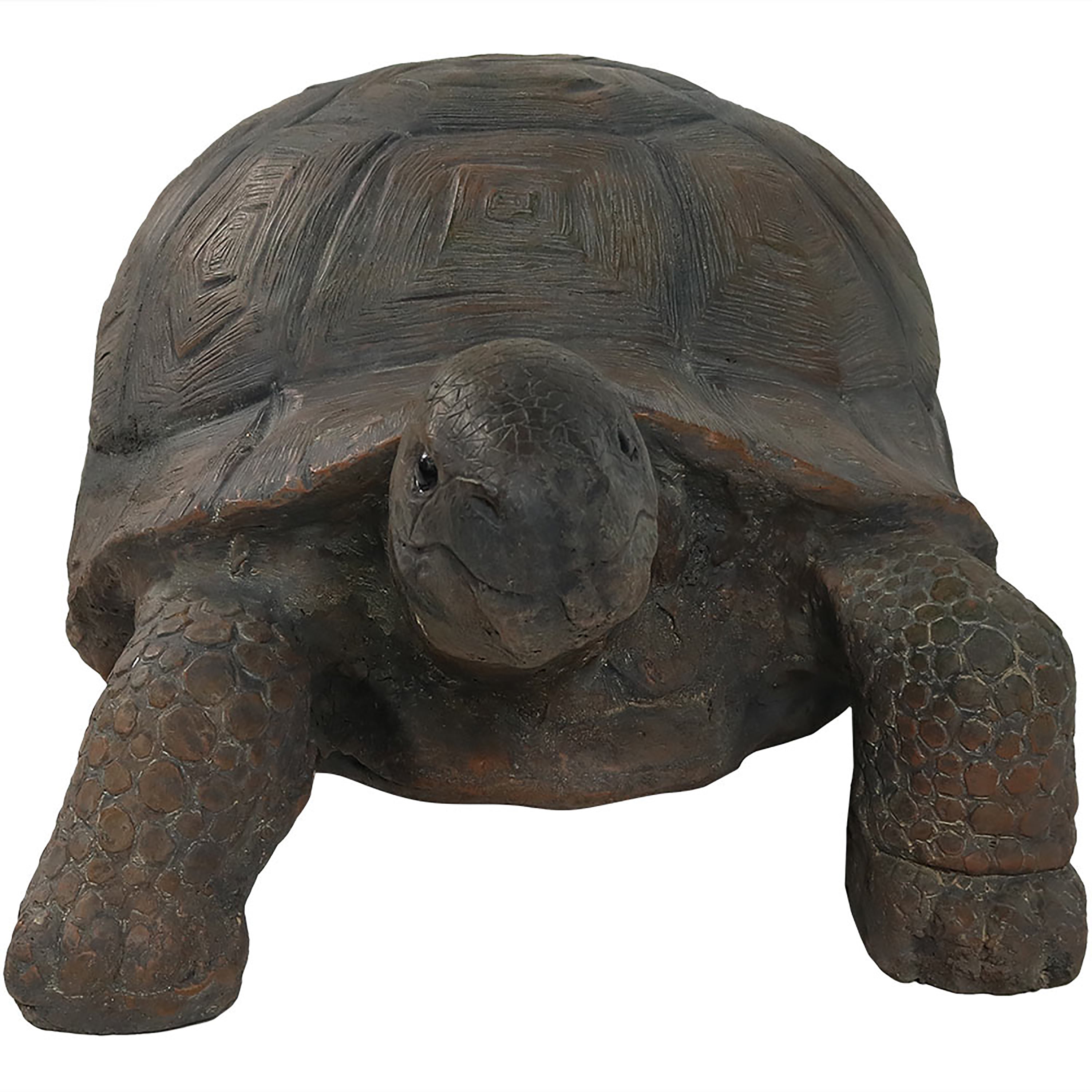 Sunnydaze Indoor/Outdoor Lifelike Large Todd the Tortoise Patio Garden Yard Entryway Decorative Statue - 30