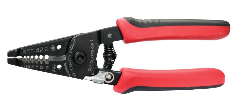 Gardner Bender GS-360 Electrical Wire Stripper & Lock Tool, Comfort Grip, Solid & Stranded Wire, 20-10 AWG, Hand Tool