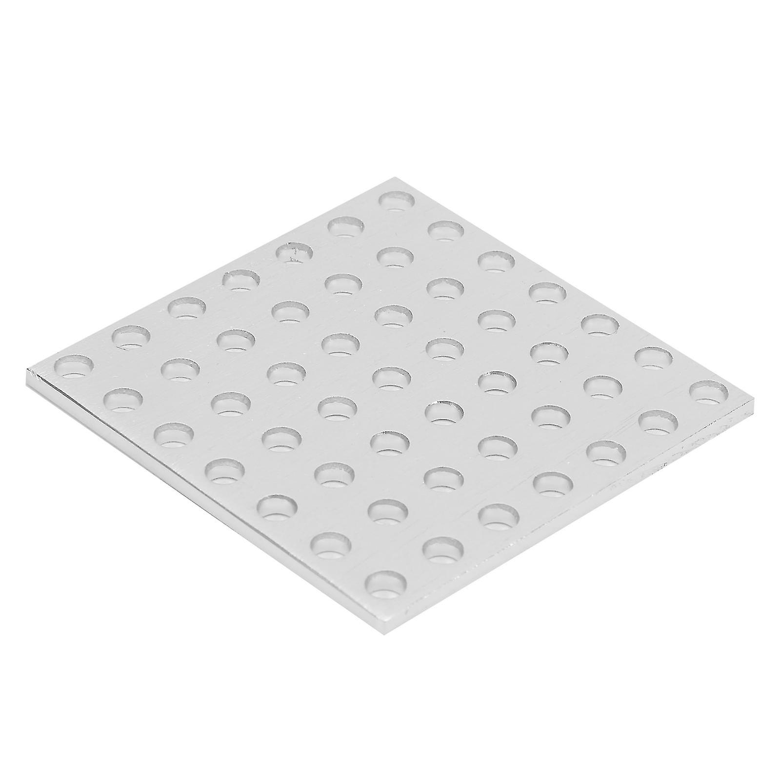 3116‑0056‑0056 Aluminum Grid Plate Board with Excellent Strength to Weight Ratio 7 x 7 Holes