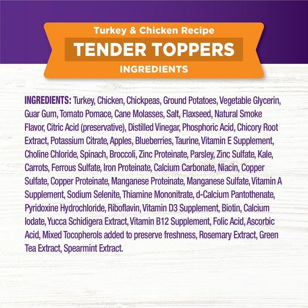 Wellness Bowl Boosters Tender Turkey and Chicken Dog Food Topper