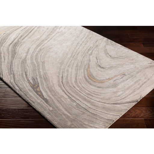 Kavita Contemporary Light Gray Rug