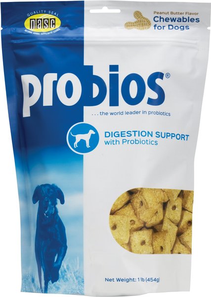 Probios Digestion Support Peanut Butter Flavor Dog Treats