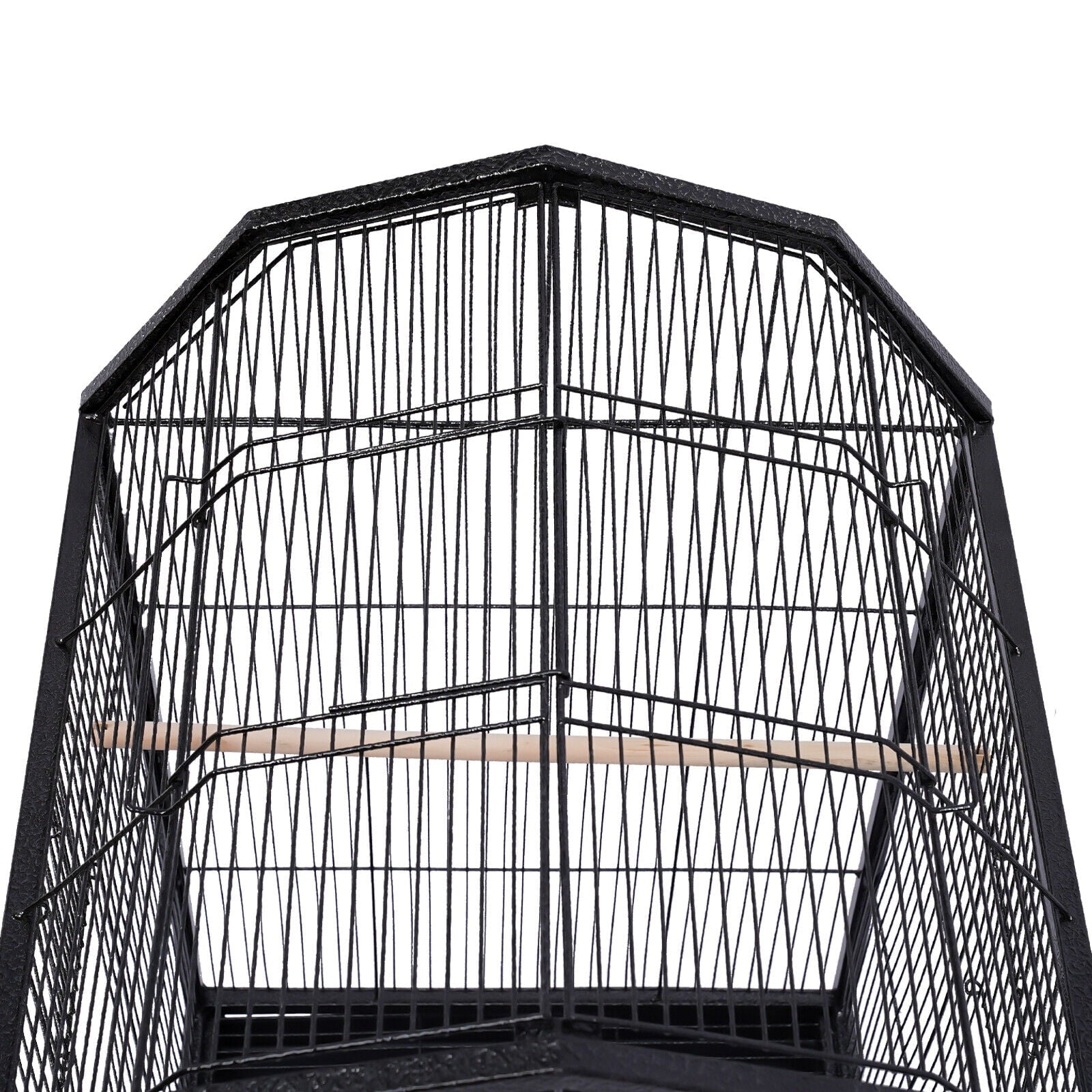 FETCOI Large Cockatiel Parakeet Finch Rolling Canary Cage Bird Cage w/ ladder and swing (Medium)