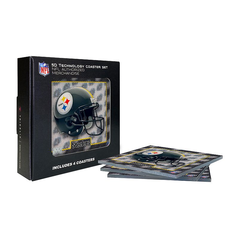 Pittsburgh Steelers 5D Technology Coaster Set