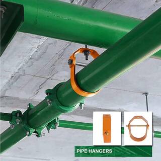 The Plumber's Choice 1 in. Clevis Hanger for Vertical Pipe Support in Copper Epoxy Coated Steel (10-Pack) 01HCSEC-10