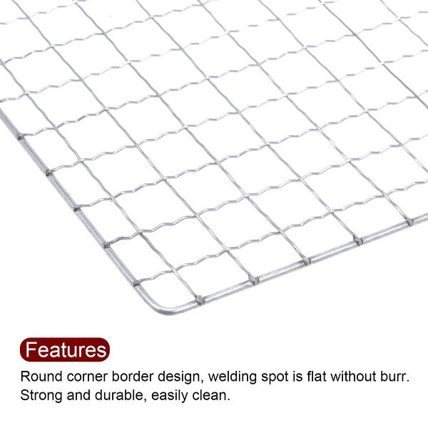 2pcs Square BBQ Grill Net 9.1