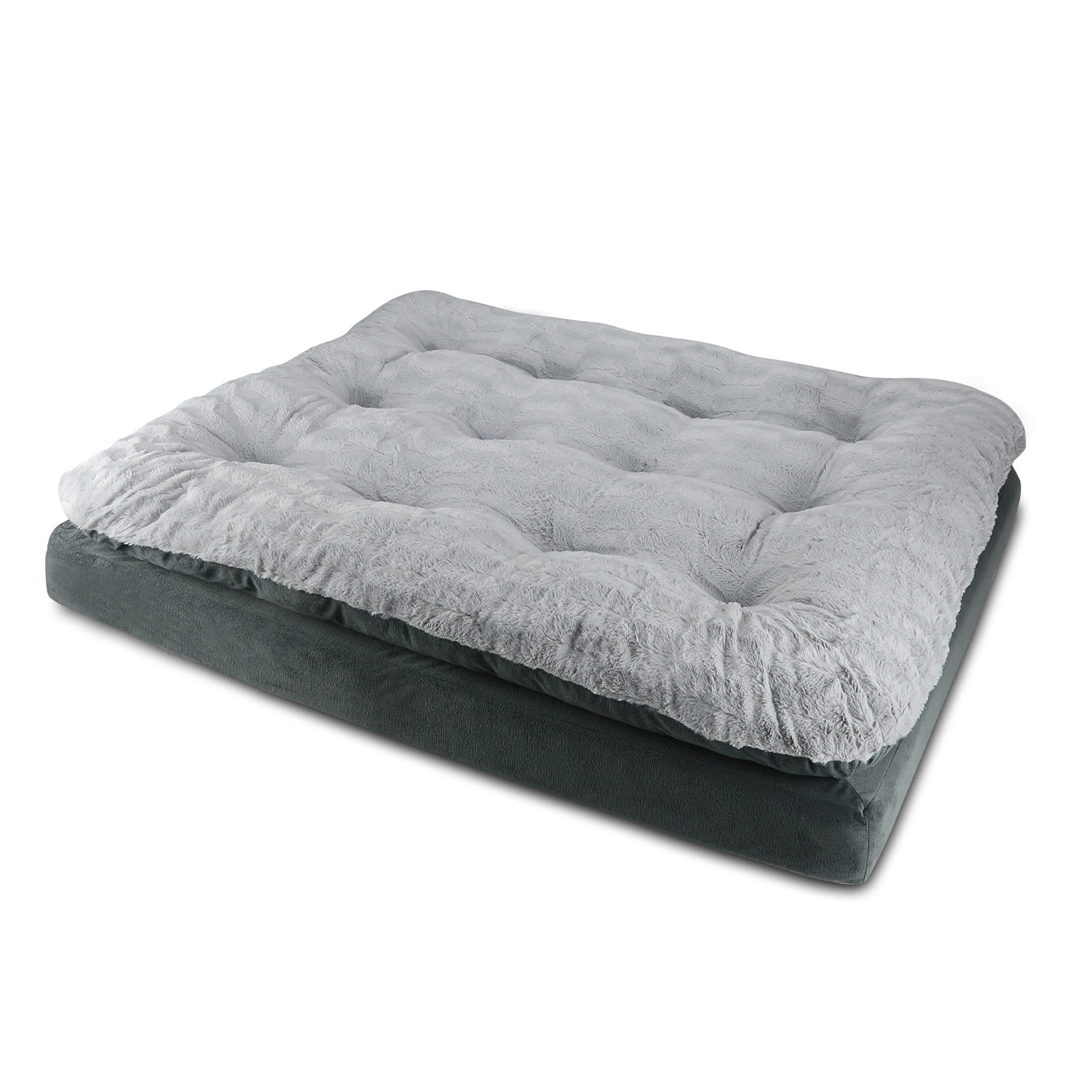 Canine Creations Charcoal Rectangle Dog Bed， 40