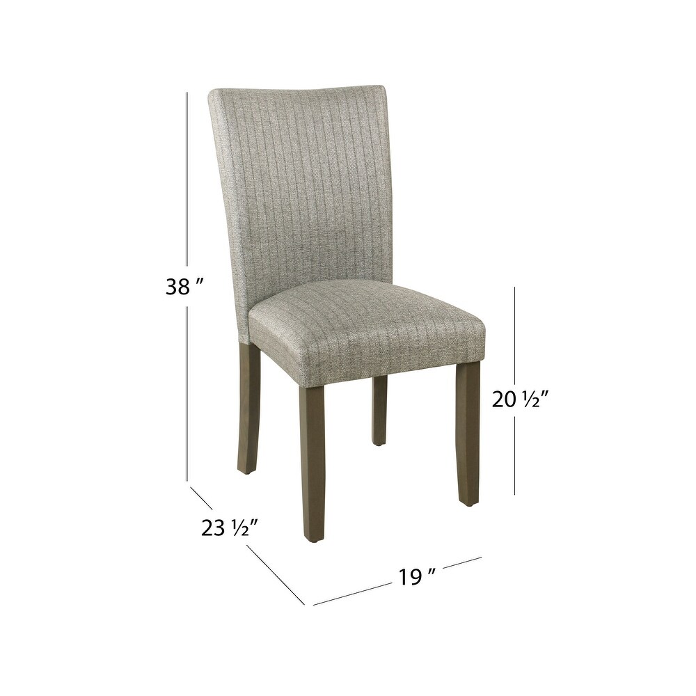 HomePop Classic Parsons Dining Chair   Set of 2