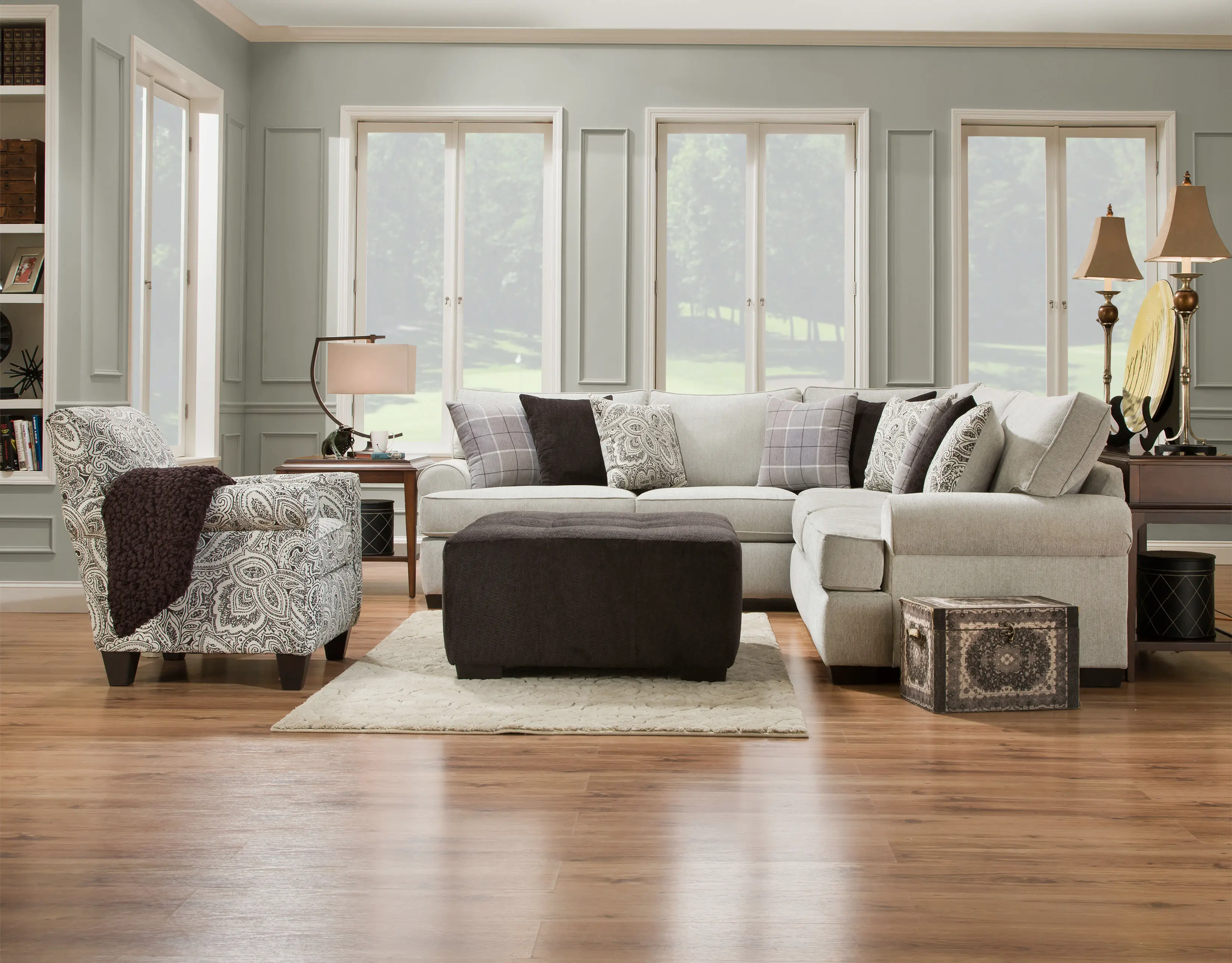 Griffin Gray 2 Piece Sectional