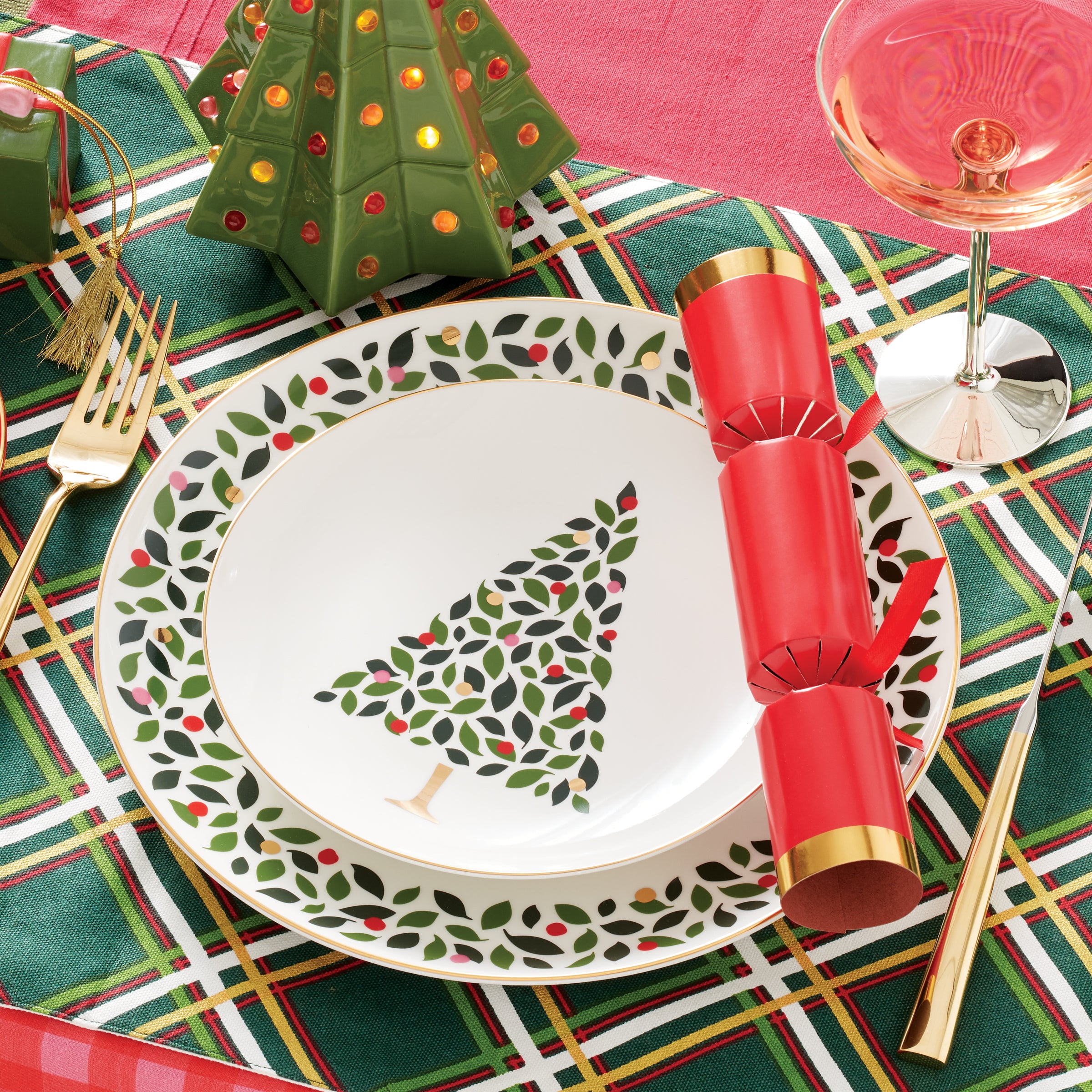 Evergreen 4-Piece Dinner Plates