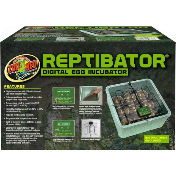 Zoo Med ReptiBator Digital Egg Incubator  55 Watt ...