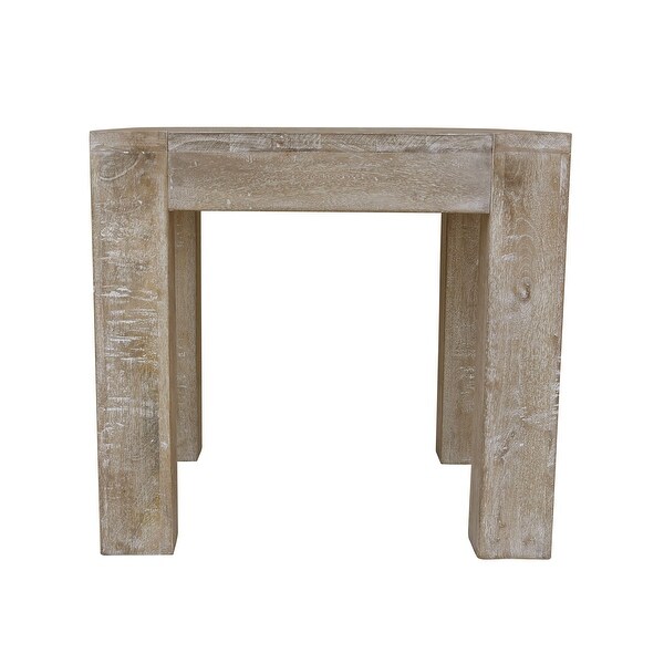 Balvan 24-inch Square Distressed Mango Hardwood End Table