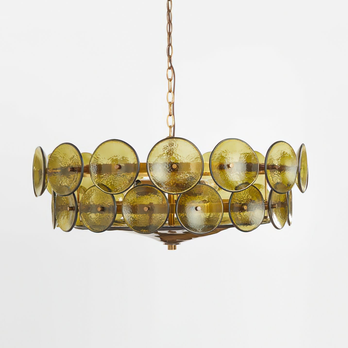 Solaris Disc Murano Chandelier