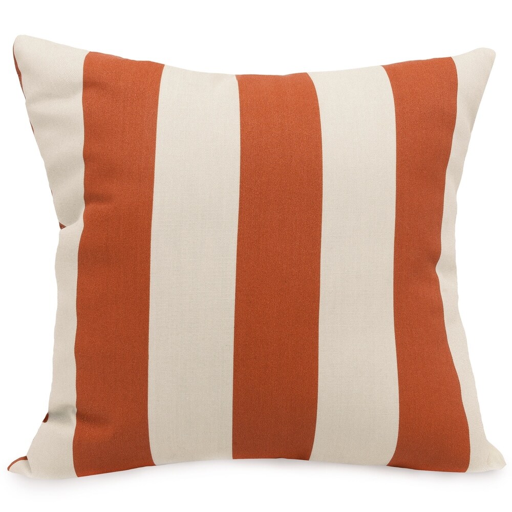 Majestic Home Goods Striped Indoor/ Outdoor 20 inch Square Pillow