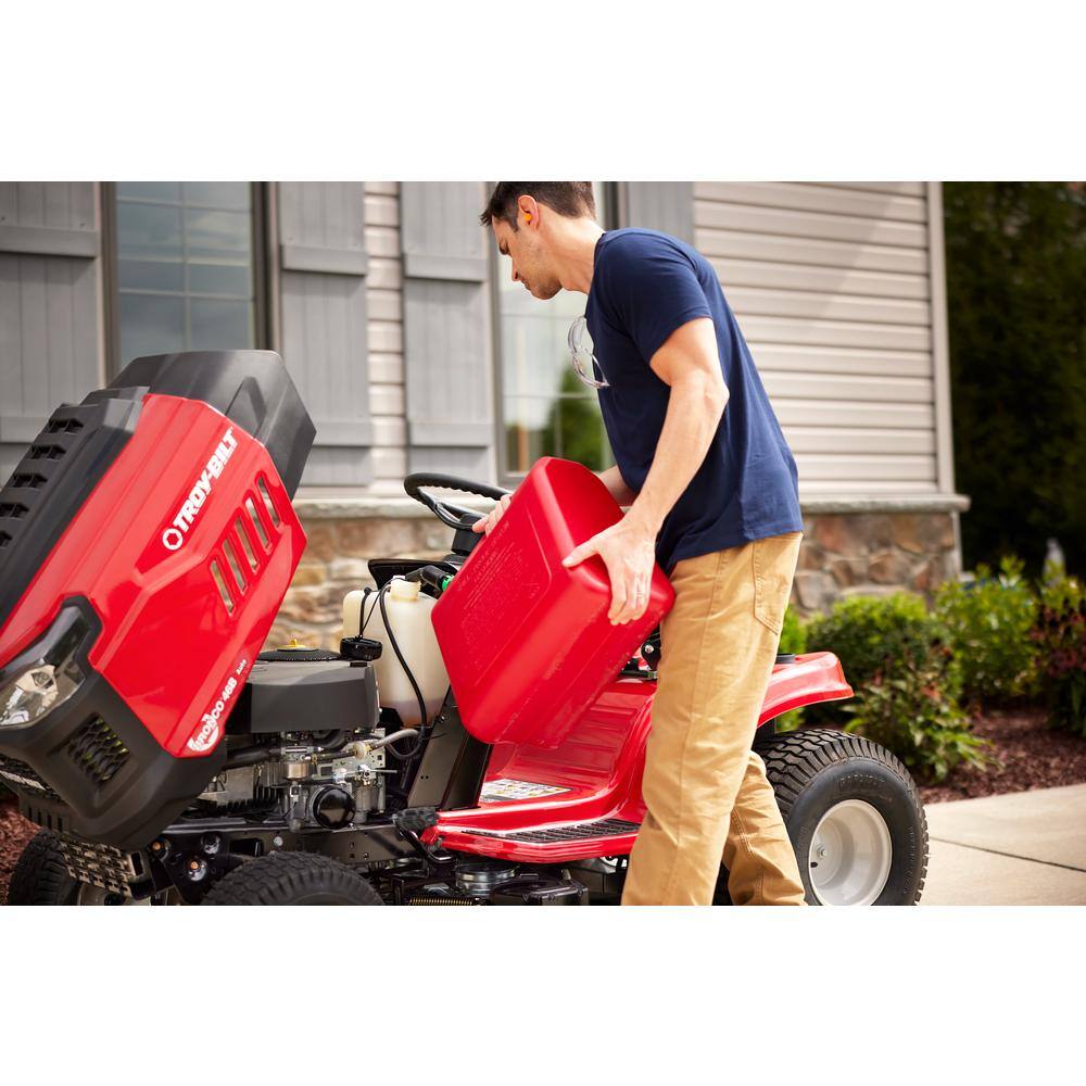 Troy-Bilt Bronco 46 in. 17.5 HP Briggs and Stratton Engine Automatic Drive Gas Riding Lawn Tractor Bronco 46B