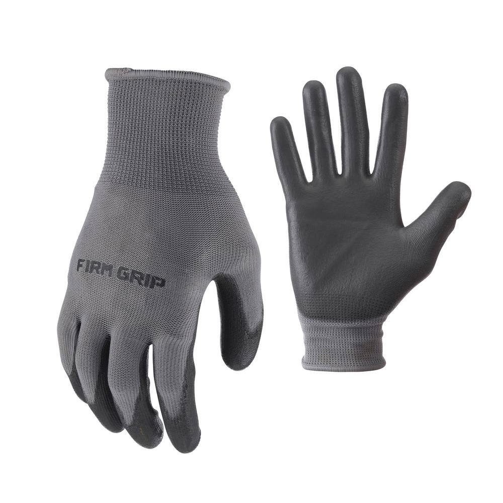 FIRM GRIP Large Polyurethane Grip Work Gloves (4-Pack) 65212-042