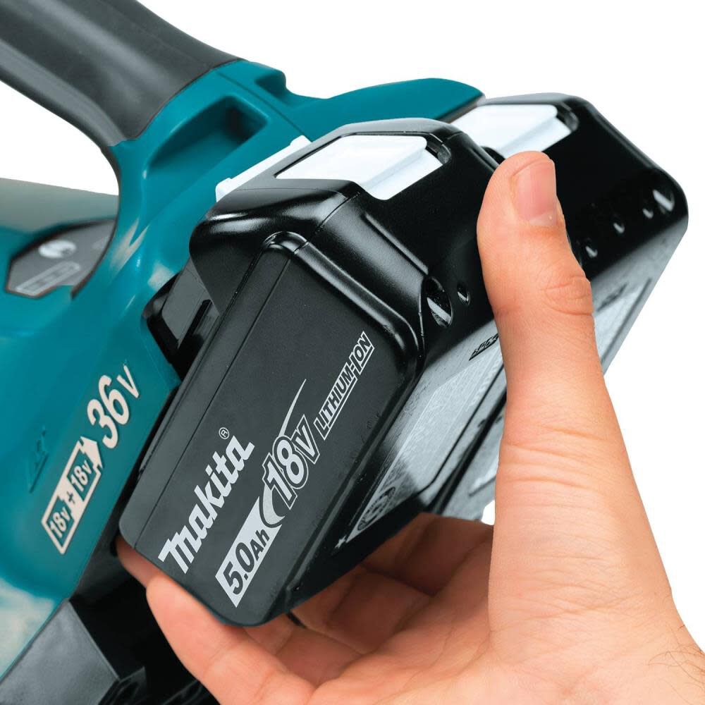 Makita 18V X2 (36V) LXT Lithium-Ion Brushless Cordless Blower Kit with 4 Batteries (5.0Ah) XBU02PT1 from Makita