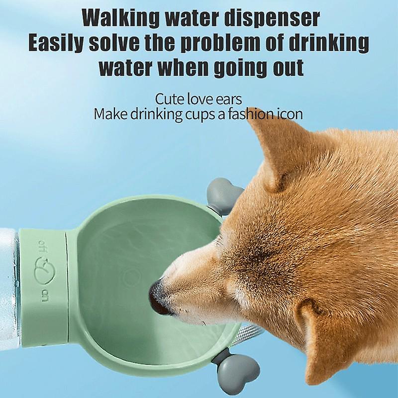 Pet Water Bottle Portable Water Food Bottle Pet Dog Drinker Travel