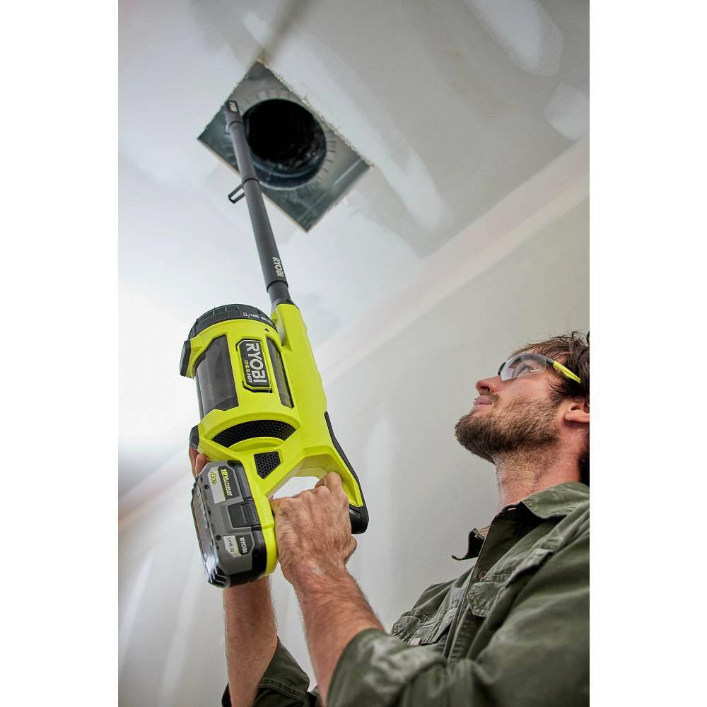 RYOBI ONE+ HP 18V Brushless Cordless Jobsite Hand Vacuum (Tool Only) PBLHV701B