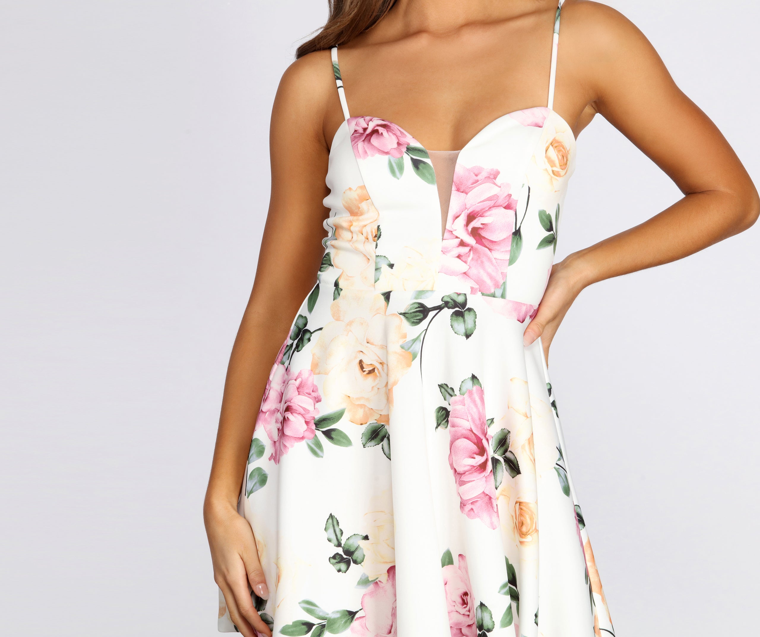 Major Floral Moment Skater Dress