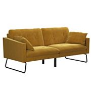 Mr. Kate Stella Vintage Inspired Velvet Futon