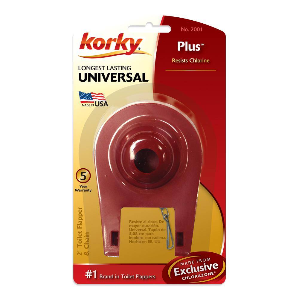 Korky Premium 2 in. Universal Toilet Tank Flapper 2001CM