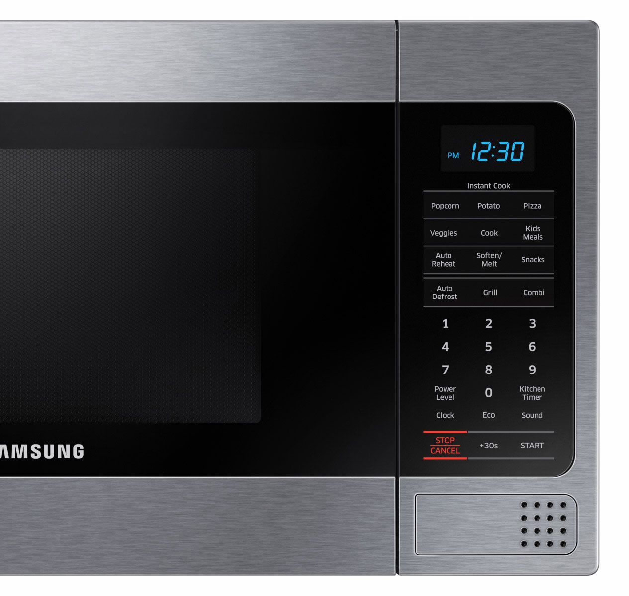  1.1 Cu. Ft. Stainless Steel Countertop Microwave With Grilling Element