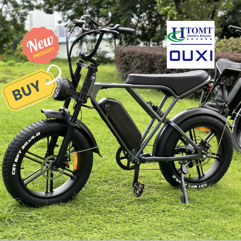 fatbike OUXI H9 250w 1000w hybrid electric bicycle original ouxi v8 factory all terrain ebike