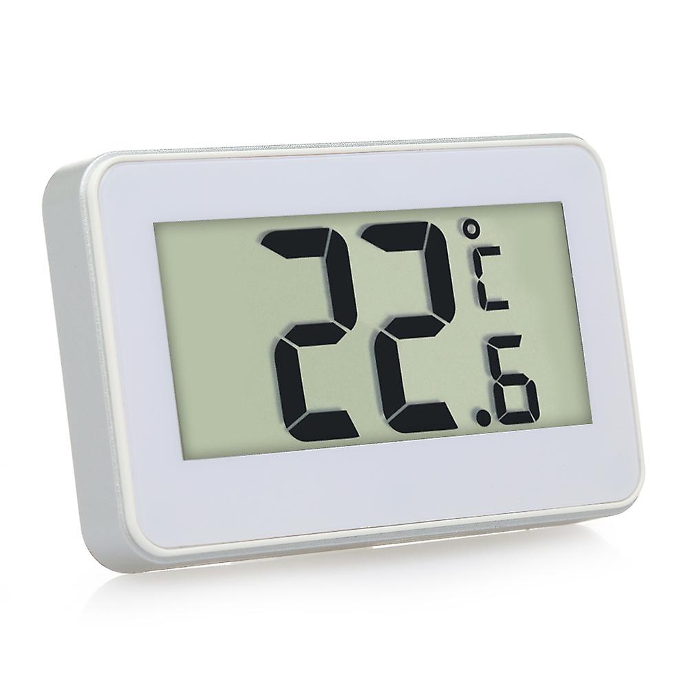 Digital Lcd Refrigerator Thermometer Fridge Freezer Thermometer With Adjustable Stand Magnet Frost Alert Home Use No.260355