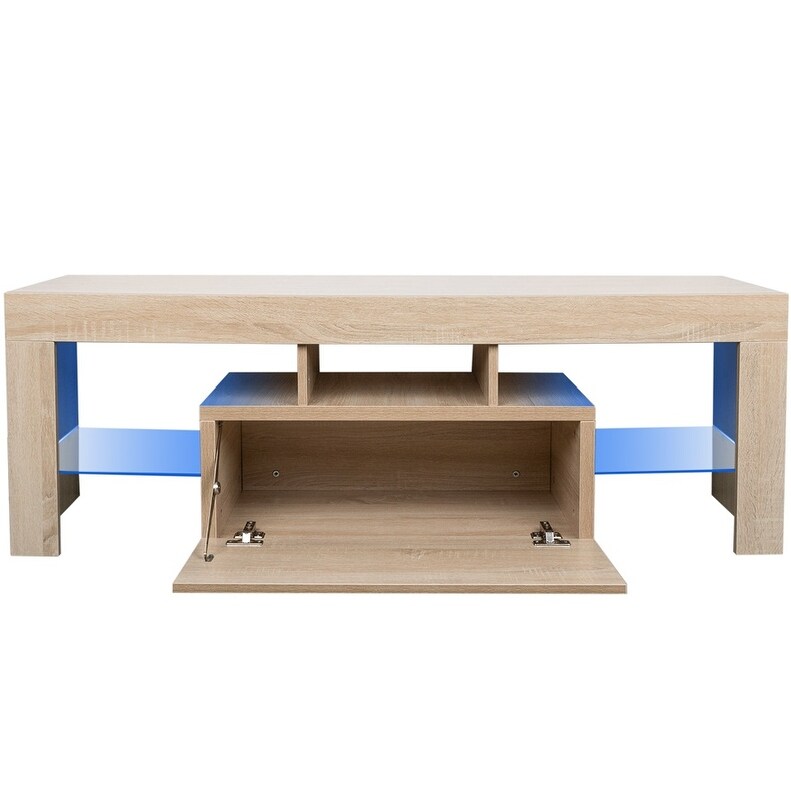 Modern TV Cabinet Media Console Table   51.2\