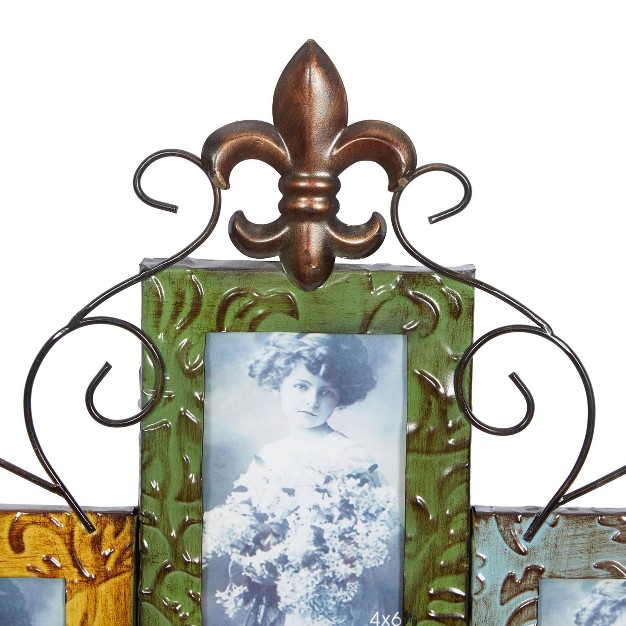 Metal Scroll 4 Slot Wall Photo Frame Olivia amp May