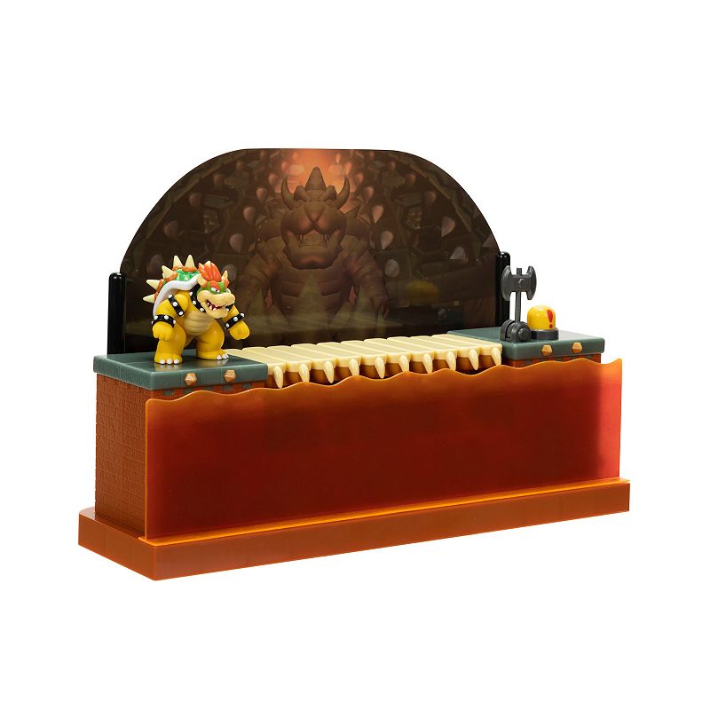  Super Mario Deluxe Bowser Battle Playset