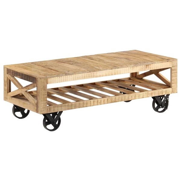 Coffee Table with Wheels 43.3