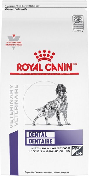 Royal Canin Veterinary Diet Adult Dental Medium and Large Breed Dry Dog Food