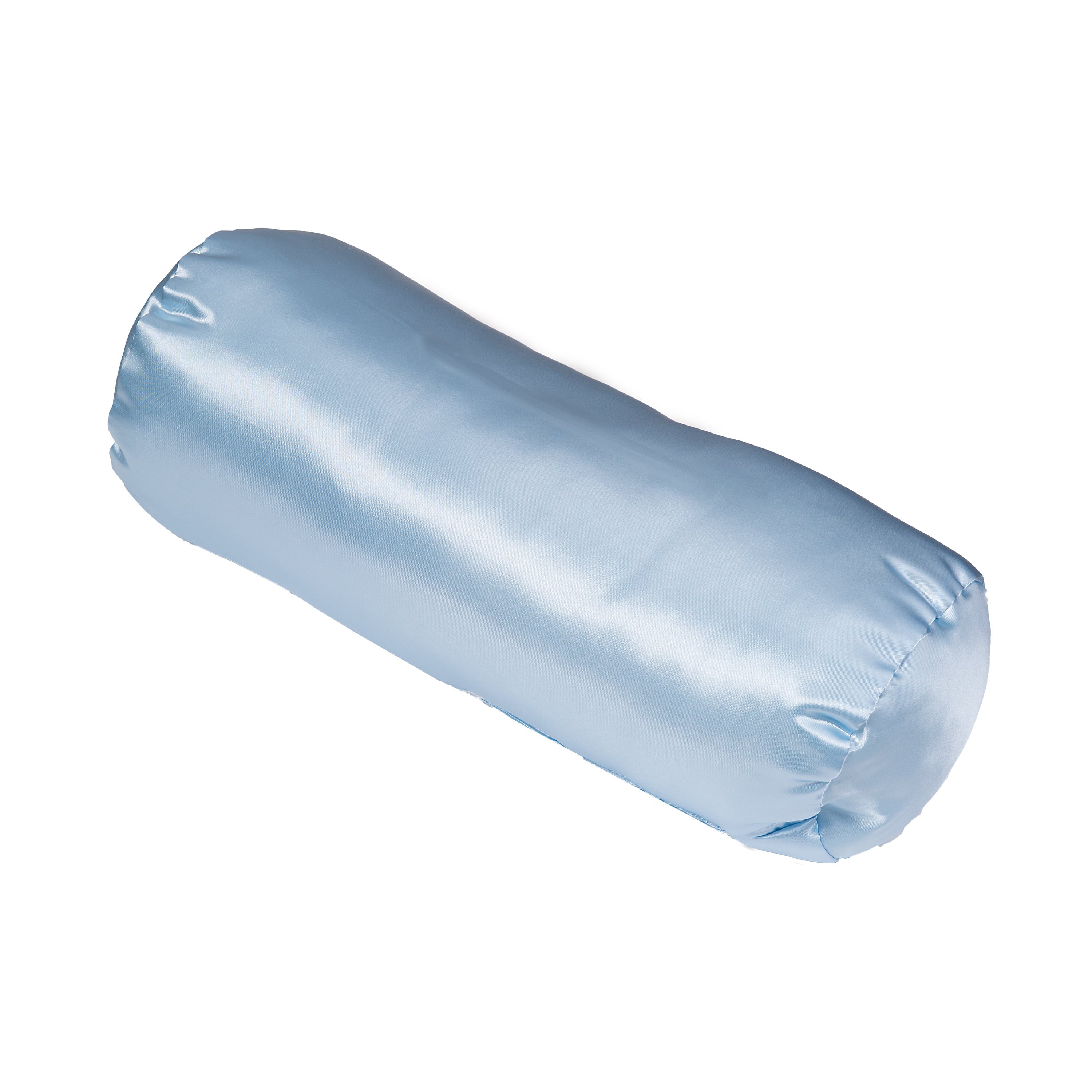 DMI Blue Satin Contour Pillow, 18 inch x 7 inch