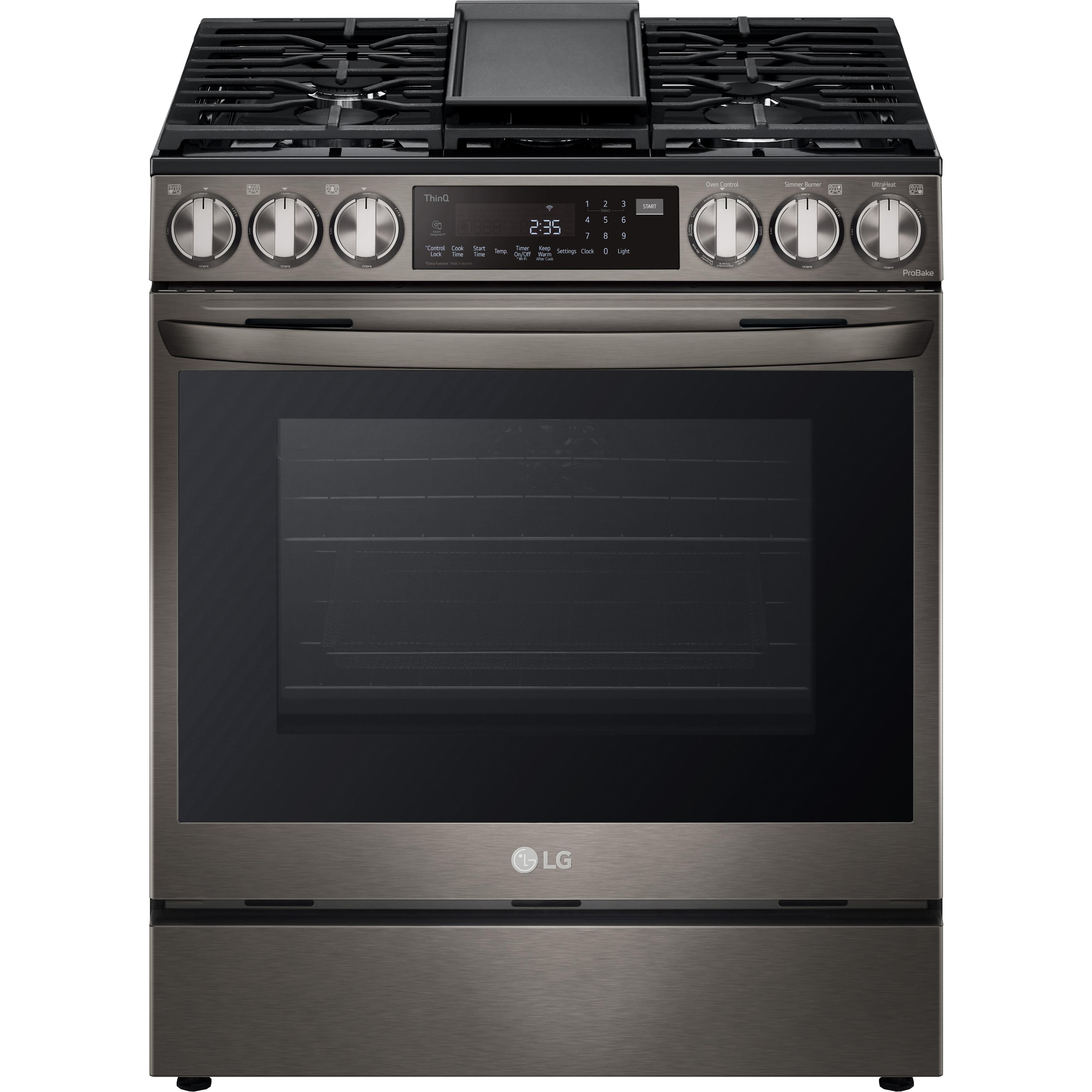 LG 30-inch Slide-In Gas Range with Air Fry LSGL6335D