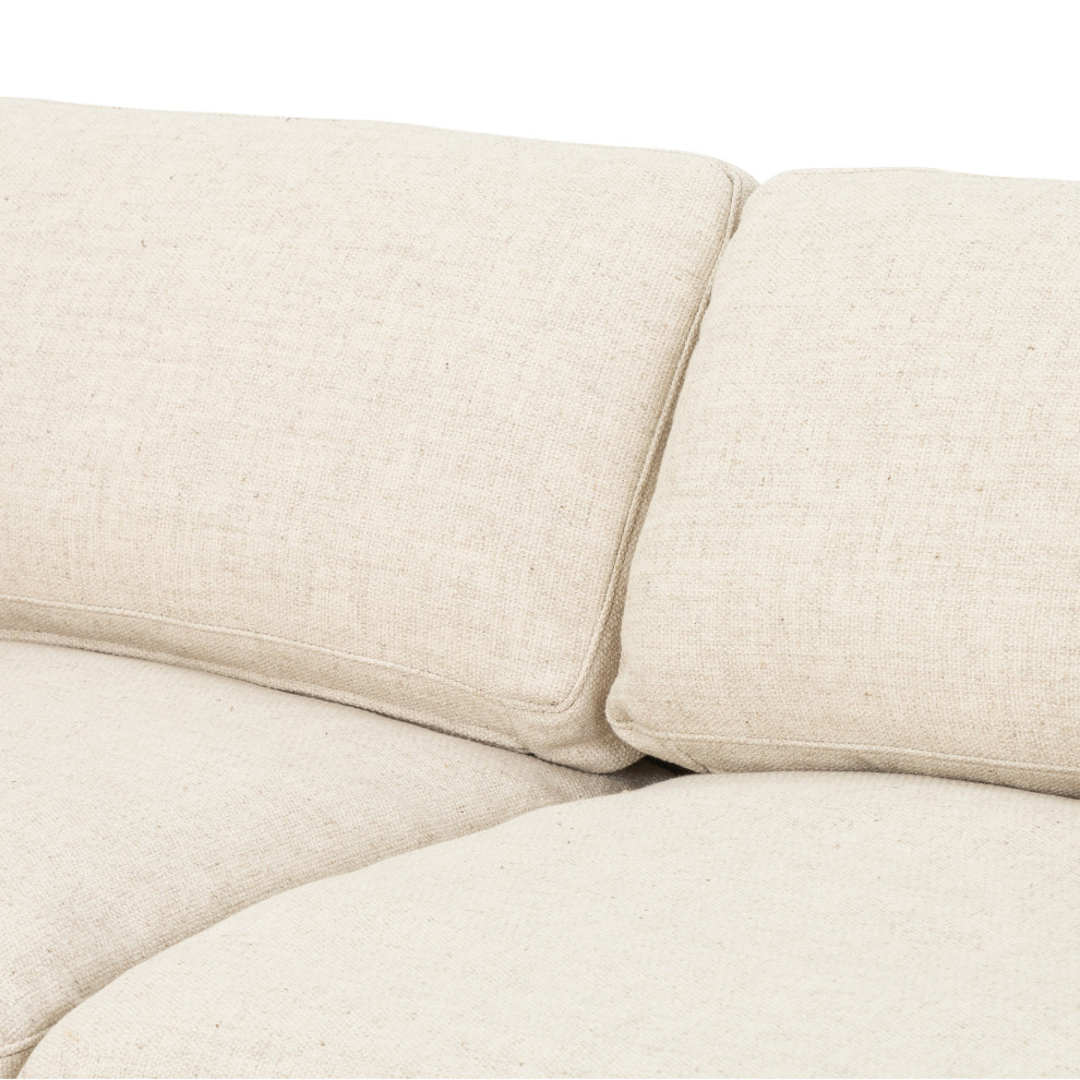 Plume Sofa  96 quot  Thames Cream   Transitional   Sofas   by Four Hands  Houzz