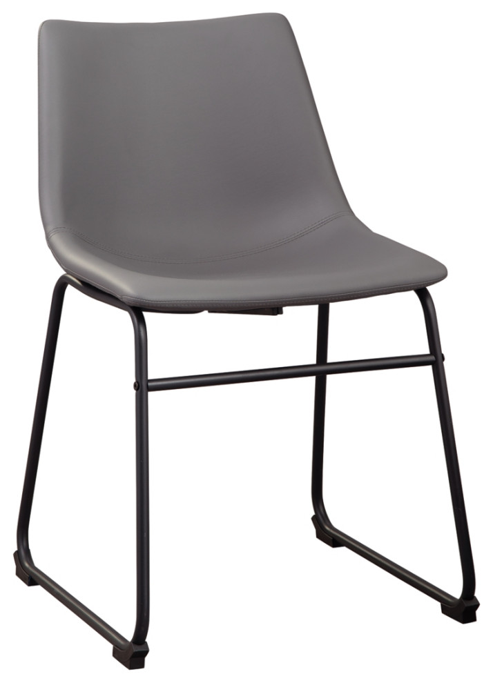 Centiar Gray Dining Chair   Industrial   Dining Chairs   by Ashley Furniture Industries  Houzz