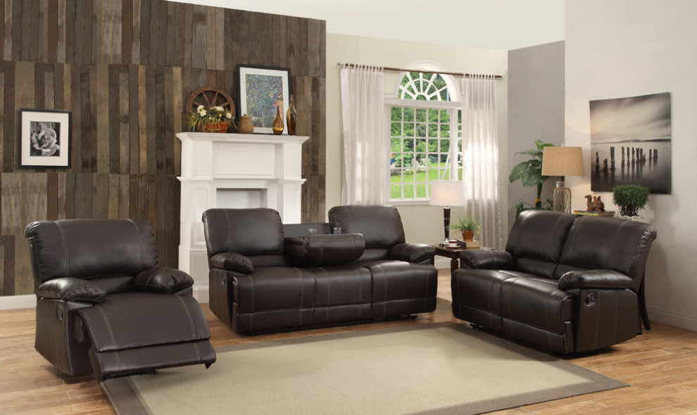 Barrington Reclining Sofa Collection   Contemporary   Recliner Chairs   by Lexicon Home  Houzz