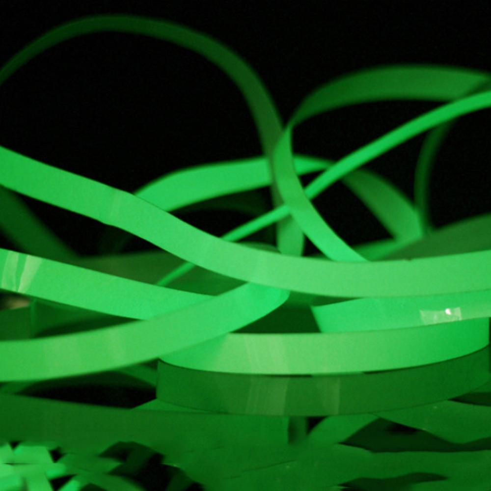 Glow In The Dark Tape Luminous Tape Self-adhesive Green Light Luminous Tape Sticker 15mm X 3meters /roll Waterproof Photoluminescent